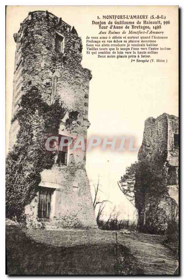 Montfort-l'Amaury — Turm von Anne de Bretagne, 1498 — Denjon de Guillaume de Hainault