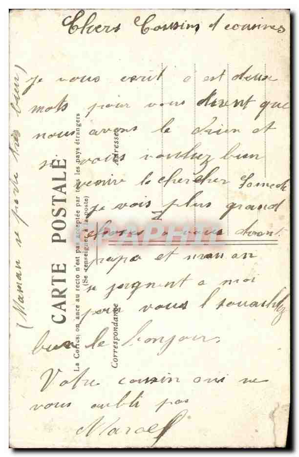 CPA Paris Boul et porte St martin — Verso