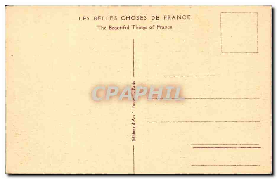 CPA Paris Palais du Luxembourg — Verso