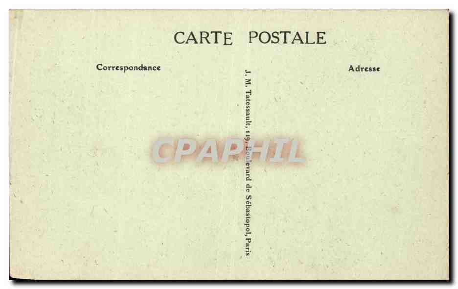 CPA Paris Vue prise du palais du Luxembourg ( enfants ) — Rückseite