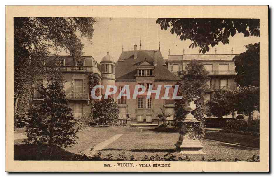 CPA Vichy Villa Sevigne