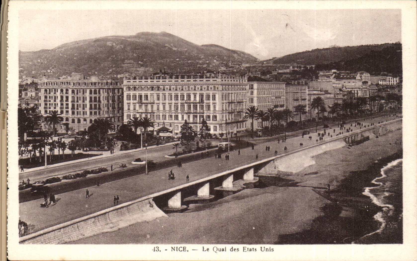 CPA Nice Le quai des Etats Unis