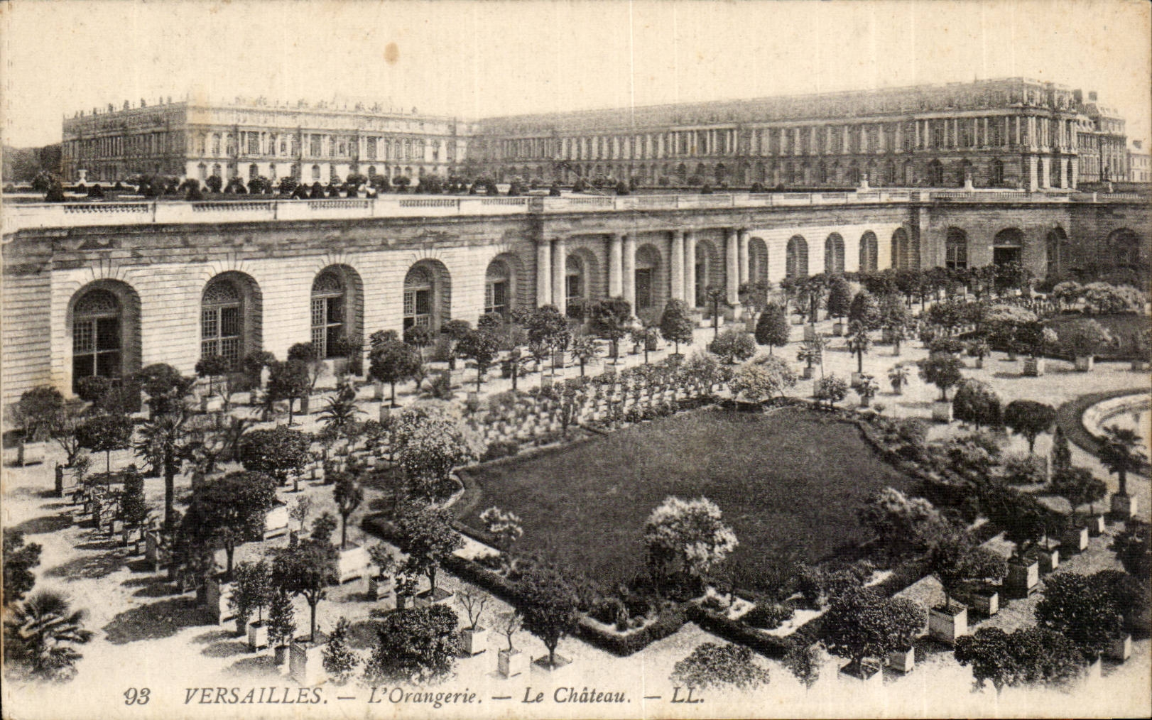 CPA Versailles l'orangerie Le chateau
