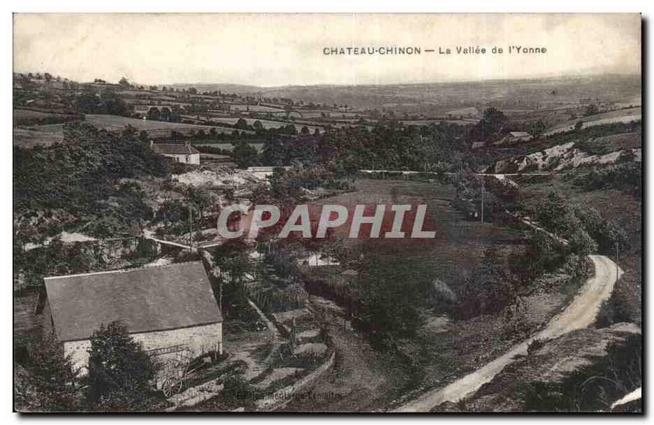 CPA Chateau Chinon La vallee de l'Yonne