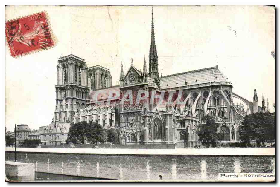 CPA Paris Eglise Notre DAme