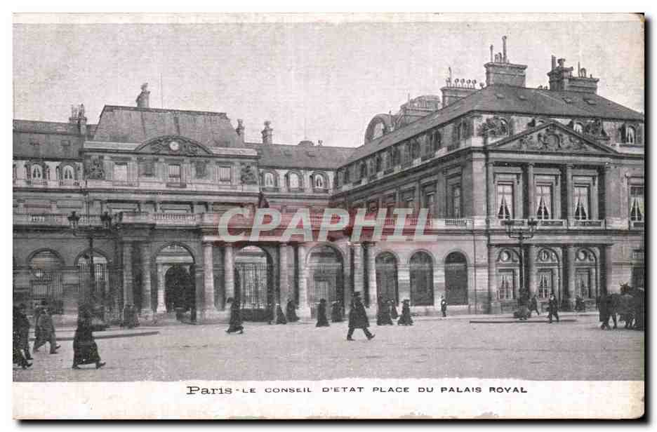 CPA Paris Le conseul d'Etat place du Palais Royal