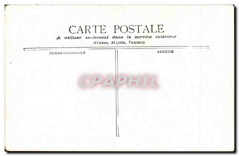 CPA Paris Le conseul d'Etat place du Palais Royal — Rückseite