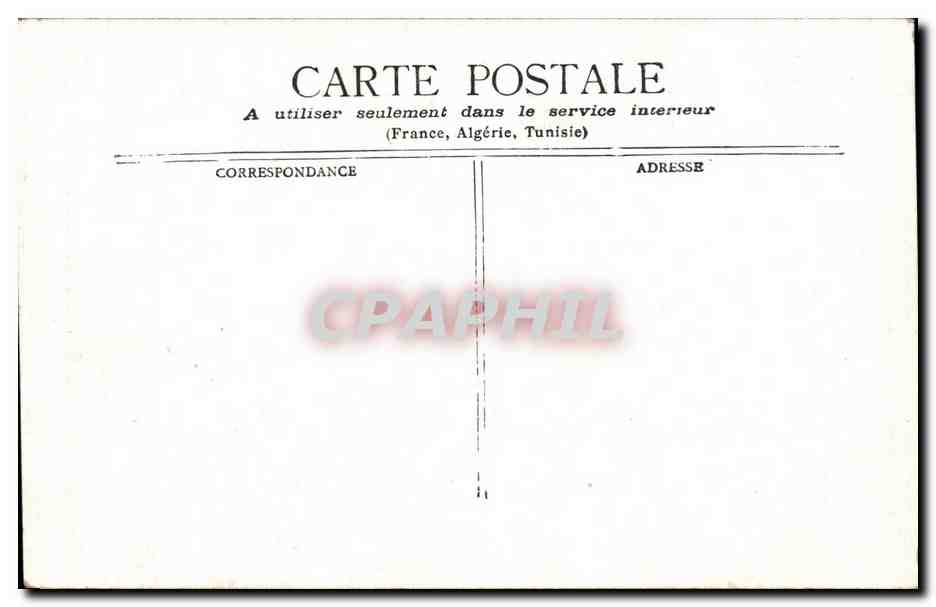 CPA Paris Place de la Bastille et la colonne de Juillet — Rückseite