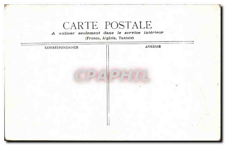 CPA Paris Arc de triomphe du CArrousel — Rückseite
