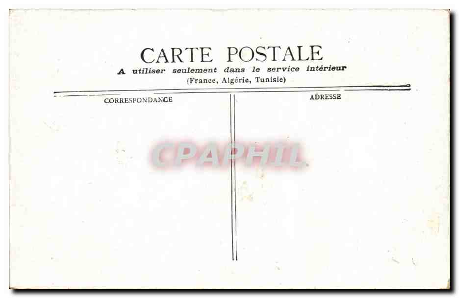 CPA Paris Boulevard et Porte Saint martin — Verso