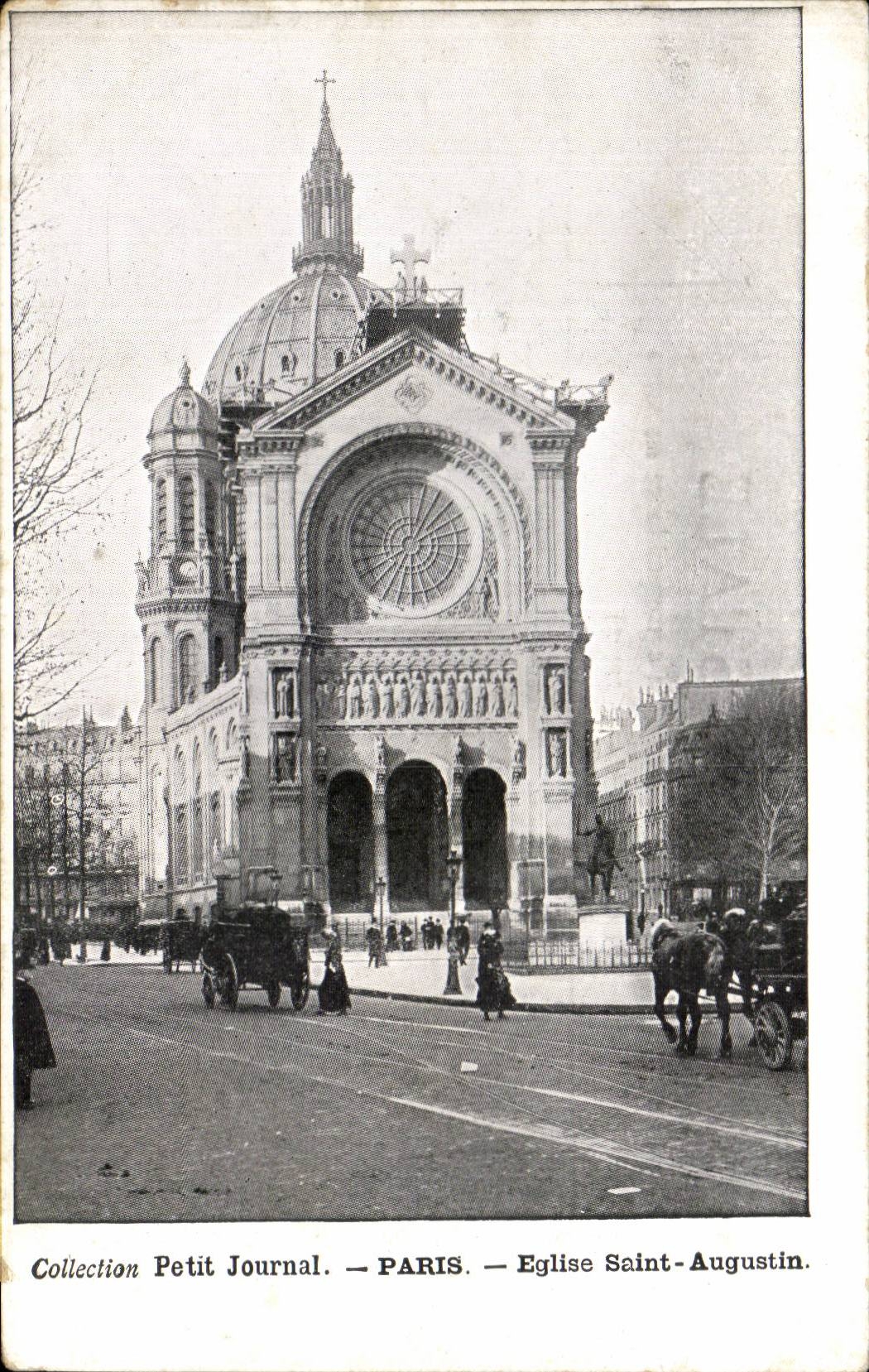 CPA Paris Eglise Saint Augustin