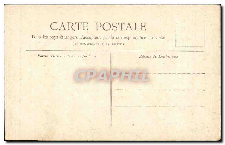CPA Paris Eglise Saint Augustin — Verso