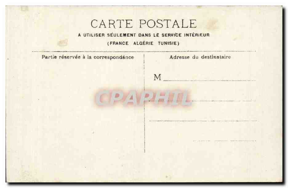 CPA Paris La Bourse — Rückseite