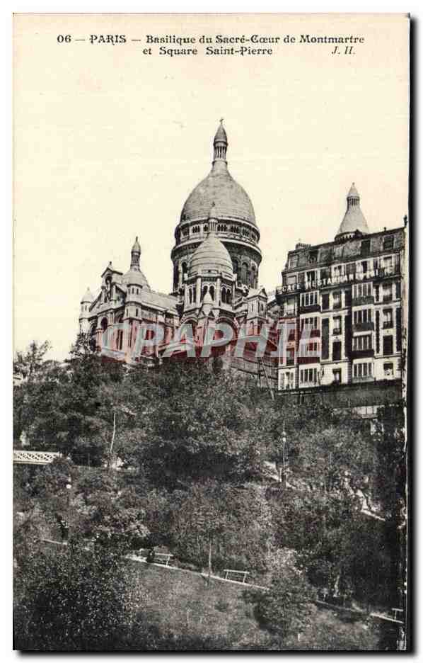 CPA Paris Sacre Coeur montmartre