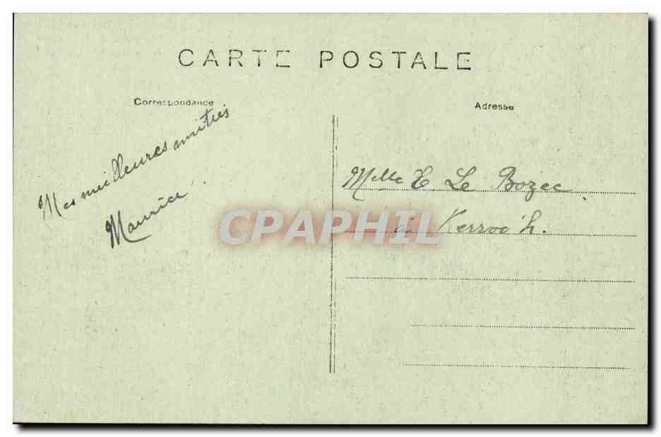 CPA Paris Gare du Nord — Verso