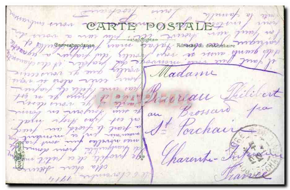 CPA Paris Fontaine des Innocents — Rückseite