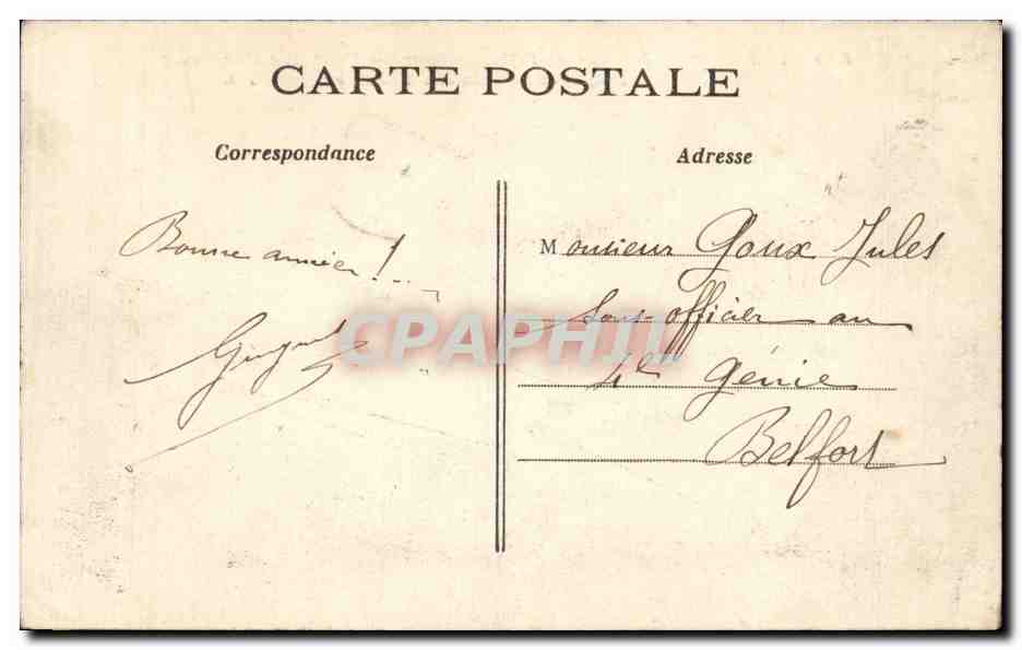CPA Paris Avenue de l'observatoire Fontaine Carpeaux Clinique et monument Tarnier — Rückseite