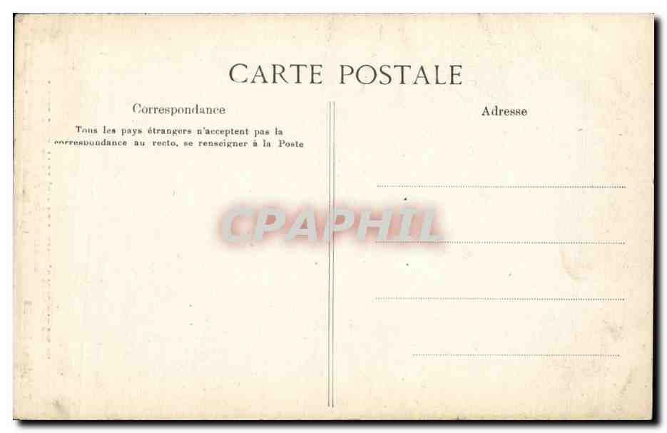 CPA Paris Un des panneaux decoratifs de la fontaine du cafe de la jeune France Boulevard Saint Michel — Rückseite
