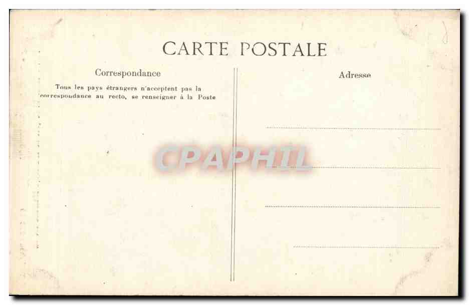 CPA Paris Un des panneaux decoratifs de la fontaine du cafe de la jeune France Boulevard Saint Michel — Rückseite