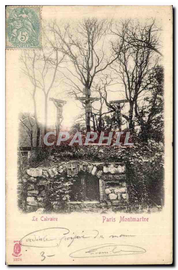 CPA Paris Montmartre Le calvaire