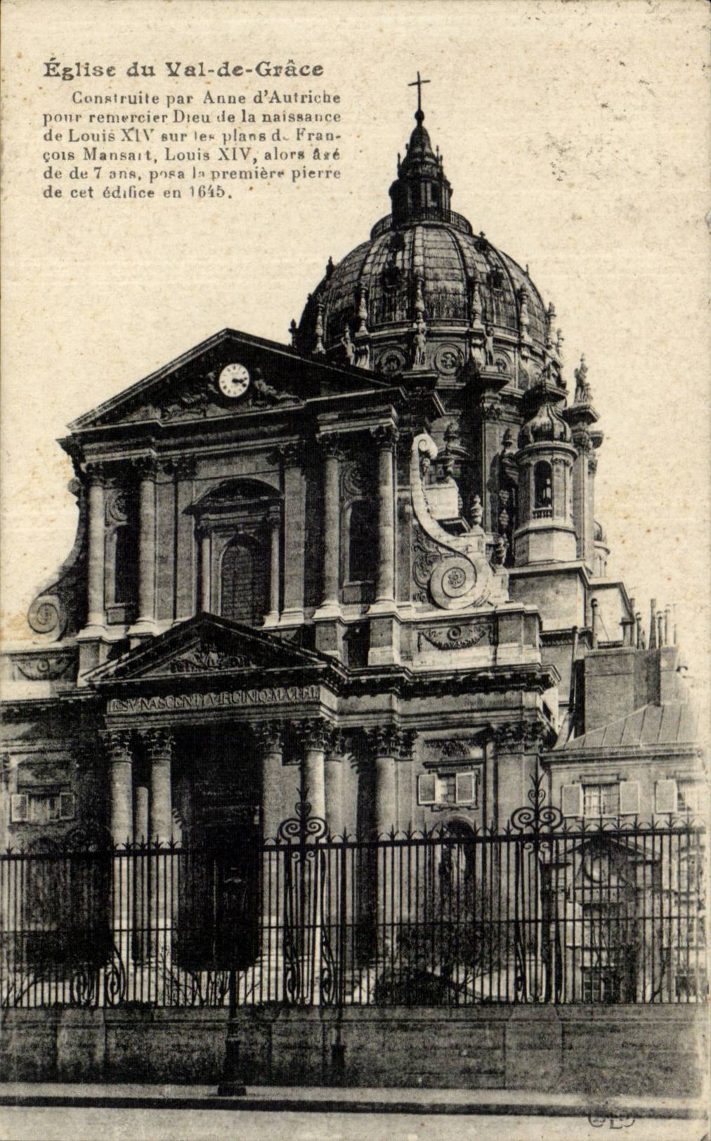 CPA Paris Eglise du Val de Grace
