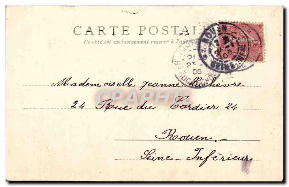 CPA Paris Saint Augustin — Rückseite