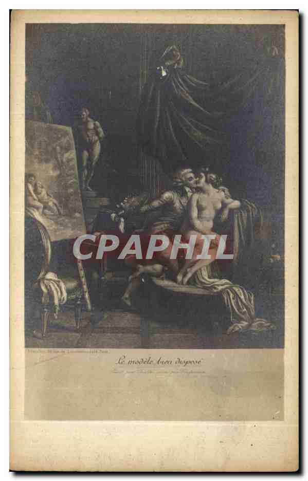 CPA Fantaisie Femme erotique