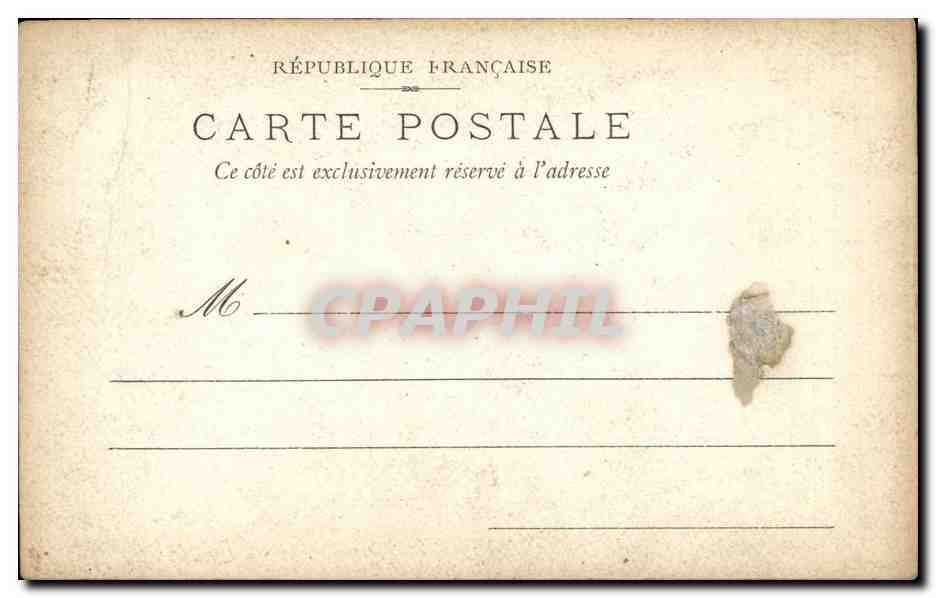 CPA Fantaisie Femme erotique — Verso