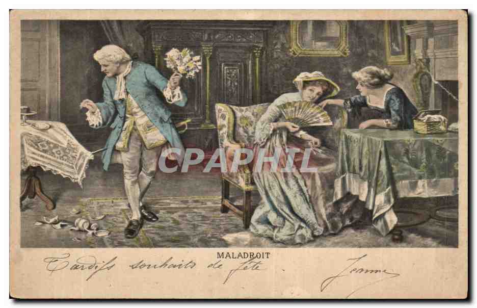 Scène de salon — Maladroït — éditeur Maladroït, n° de série non visible