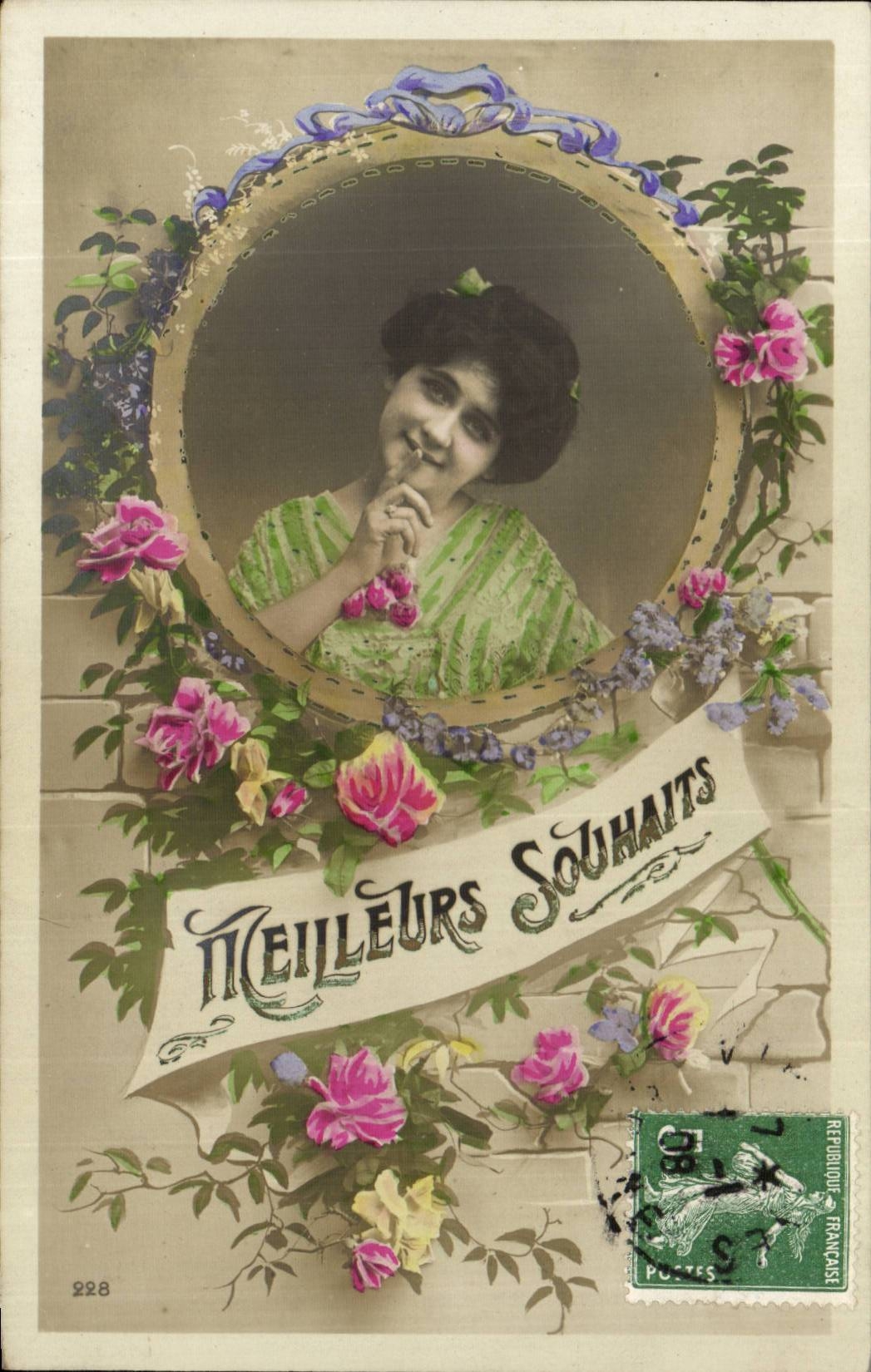 CPA Fantaisie Femme