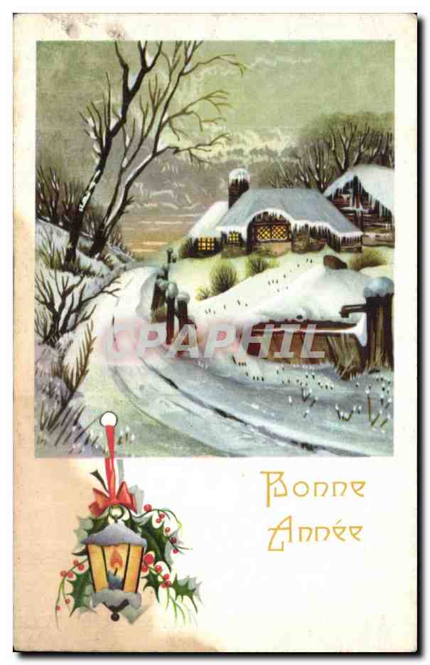 CPA Fantaisie Bonne annee