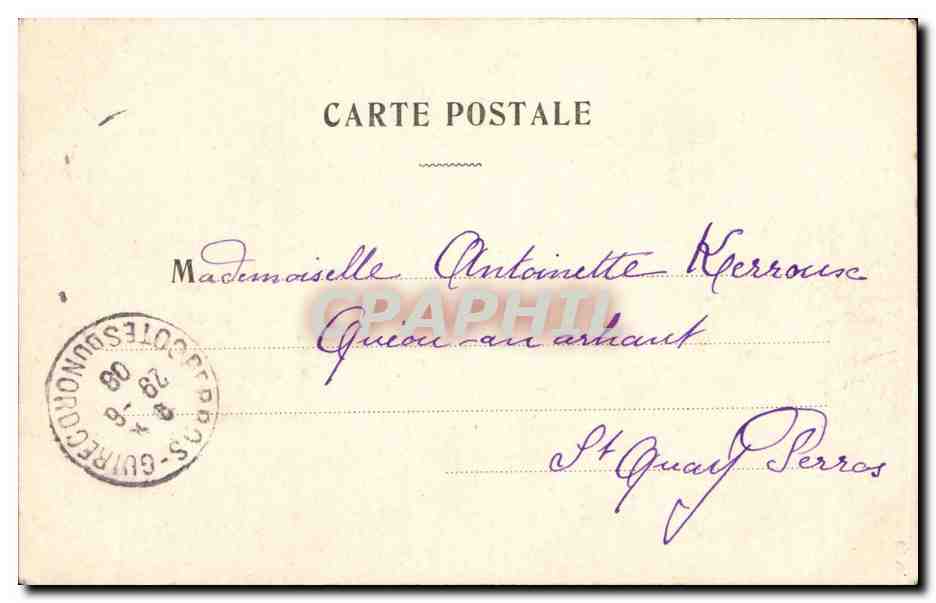 Joven mujer en traje oriental — C. M. — editor C. M. (verso) — Reverso