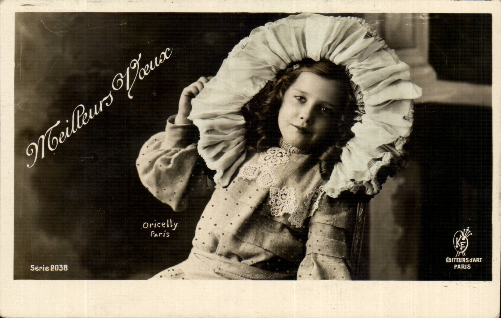 CPA Fantaisie Enfant Meilleurs Voeux