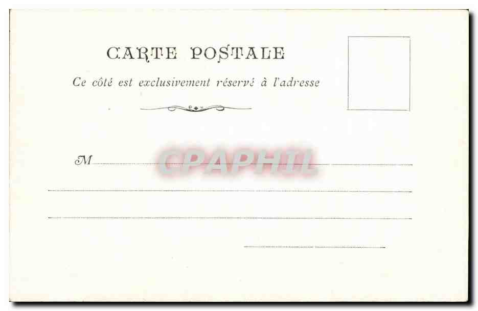 CPA Fantaisie Gustave Dore La soif — Verso