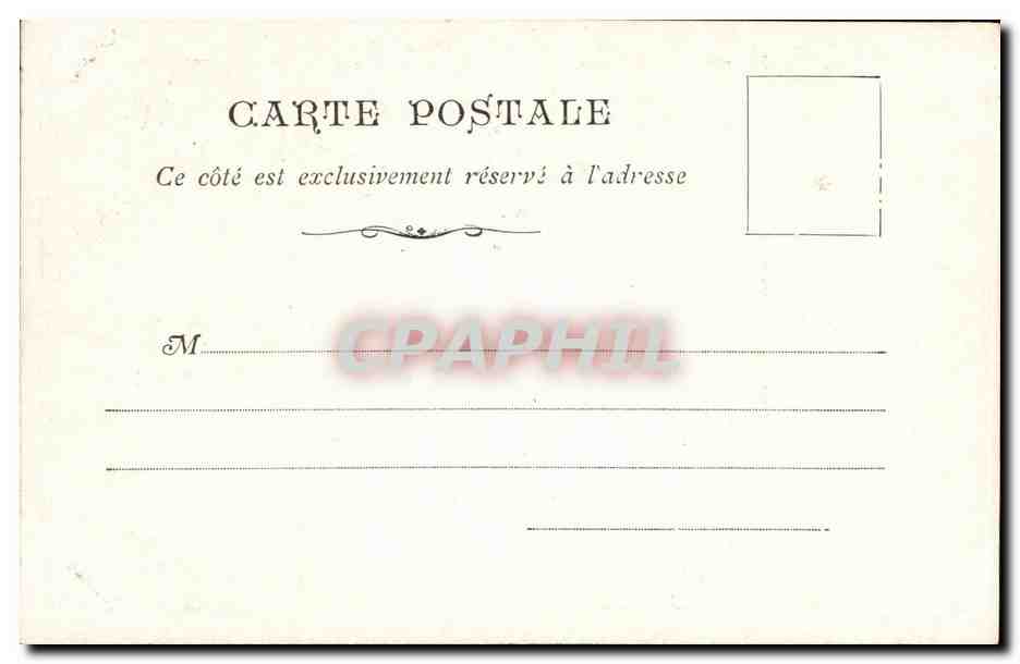 CPA Fantaisie Gustave Dore Le message — Rückseite