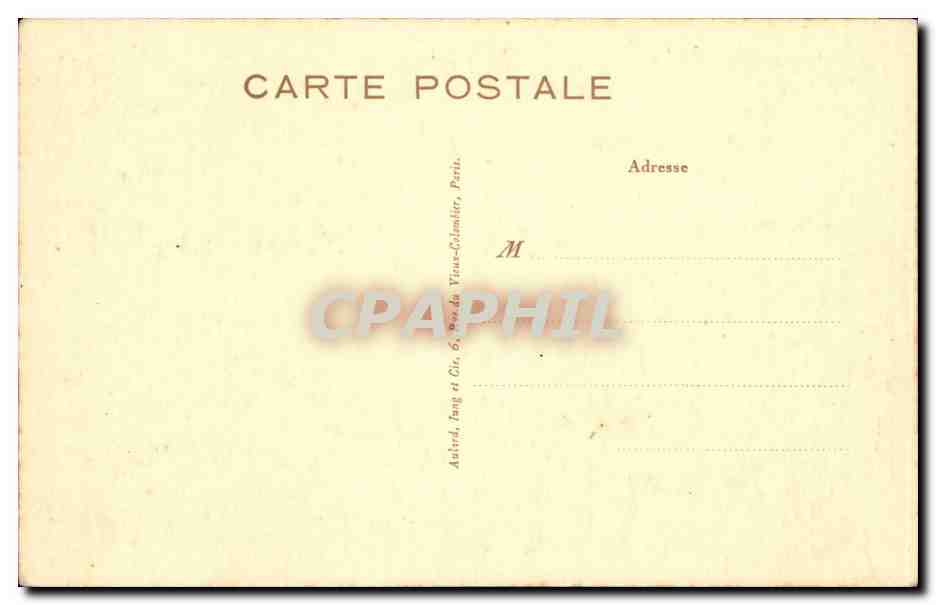 CPA Maitre autel de la chapelle du couvent St Gildard  — Back
