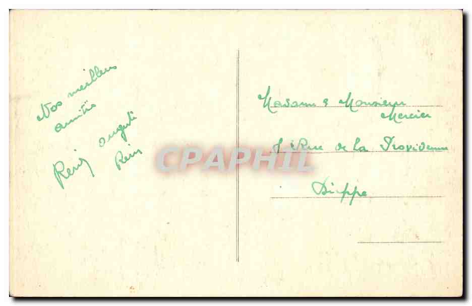 CPA Dieppe Vue generale — Rückseite