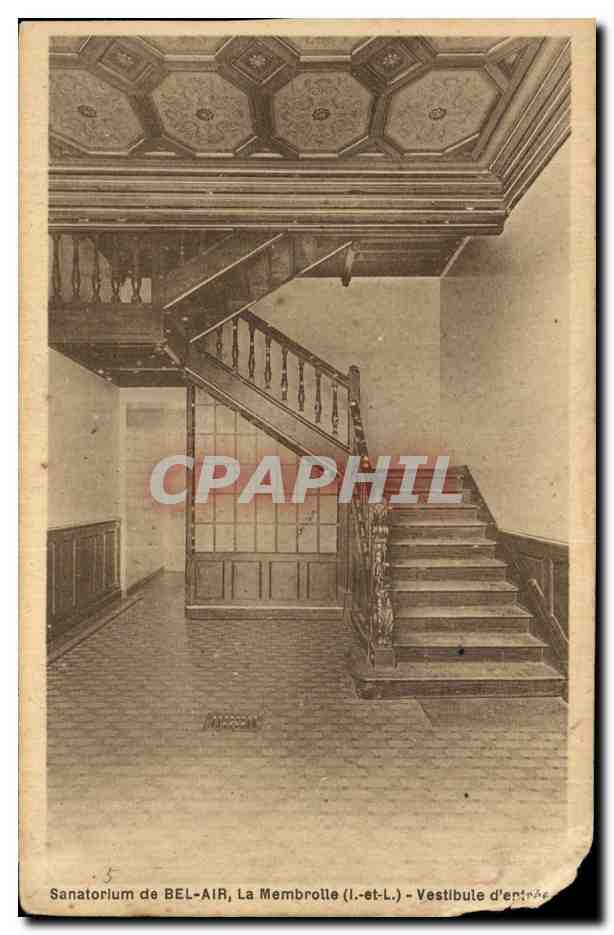 CPA Sanatorium de Bel Air La menbrolle Vestibule d'entree