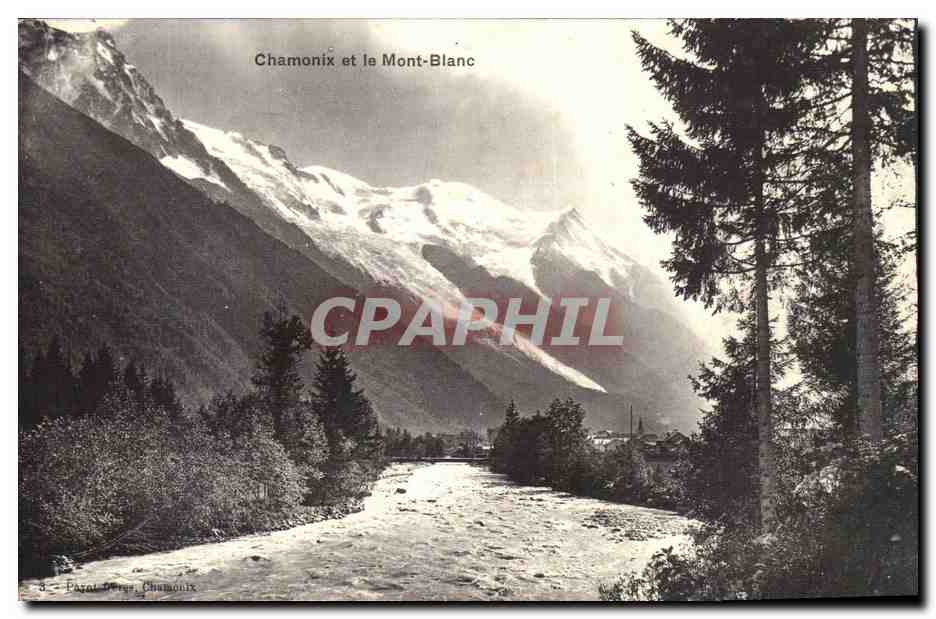 CPA Chamonix et le Mont Blanc
