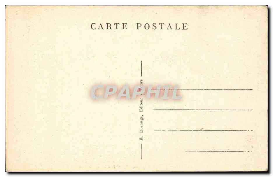 CPA Blois La vue generale et le pont sur la Loire — Rückseite