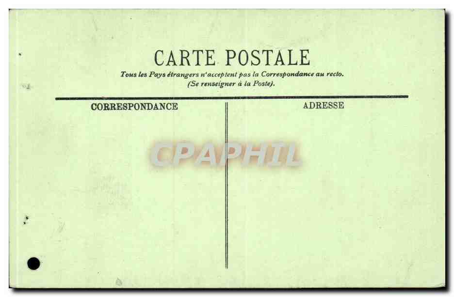 CPA Tours L'hotel Gouin — Verso