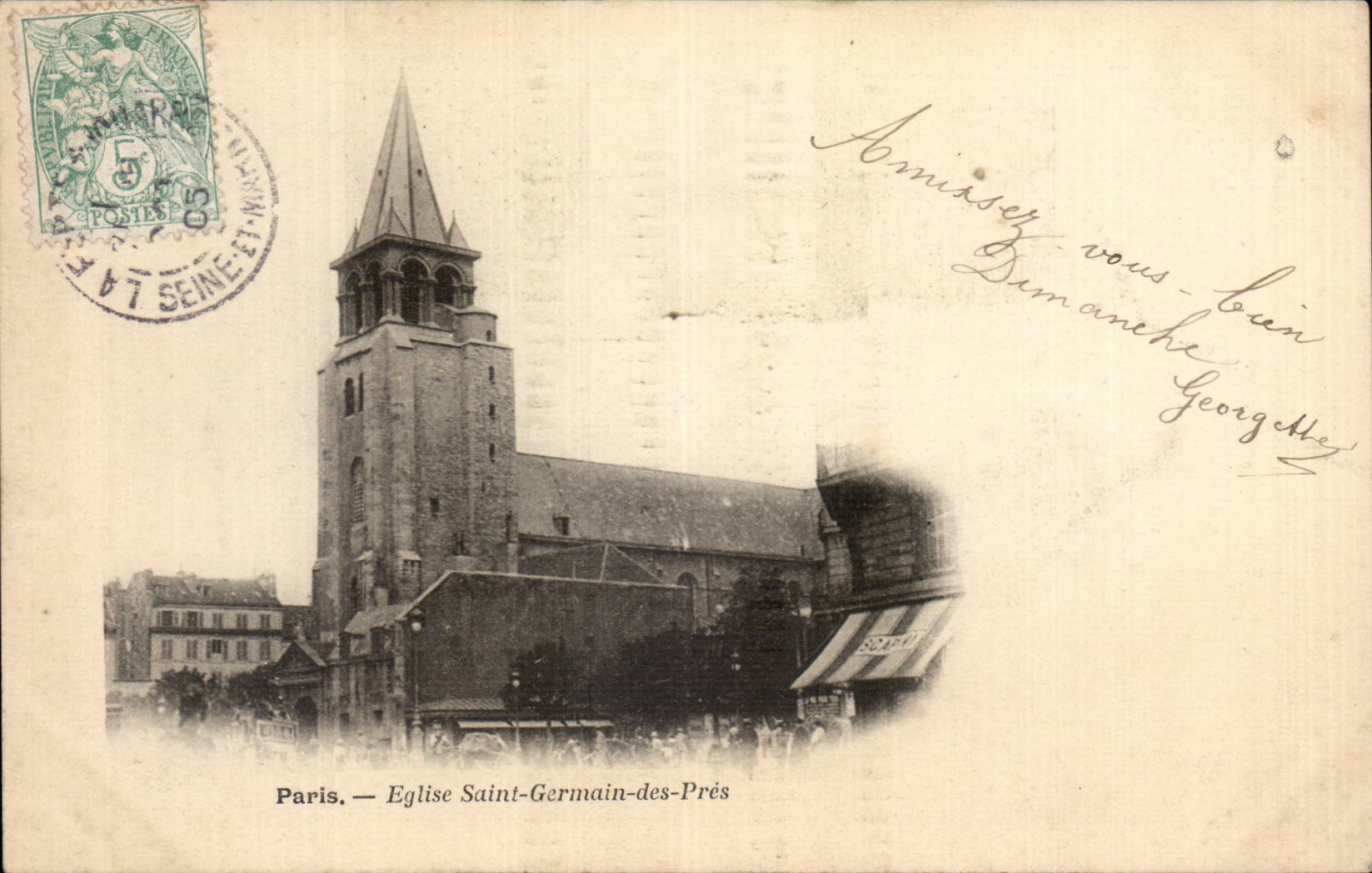 CPA Paris Eglise Saint Germain des Pres