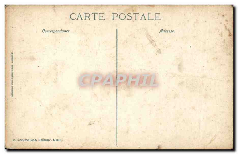 CPA Casino de Monte Carlo Dans la prairie par Hodebert Femmes Flute — Verso