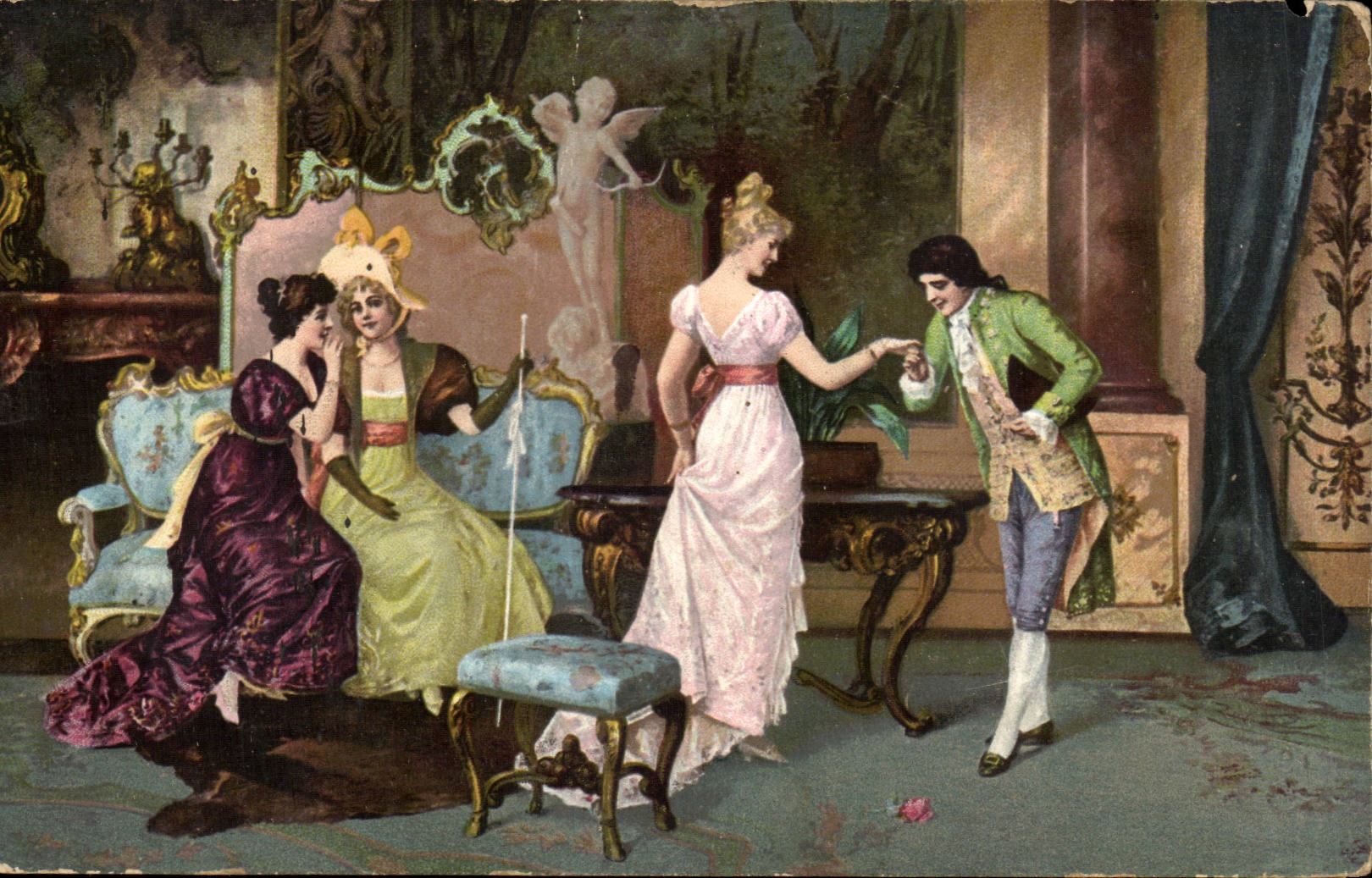 CPA Femmes de noblesse 