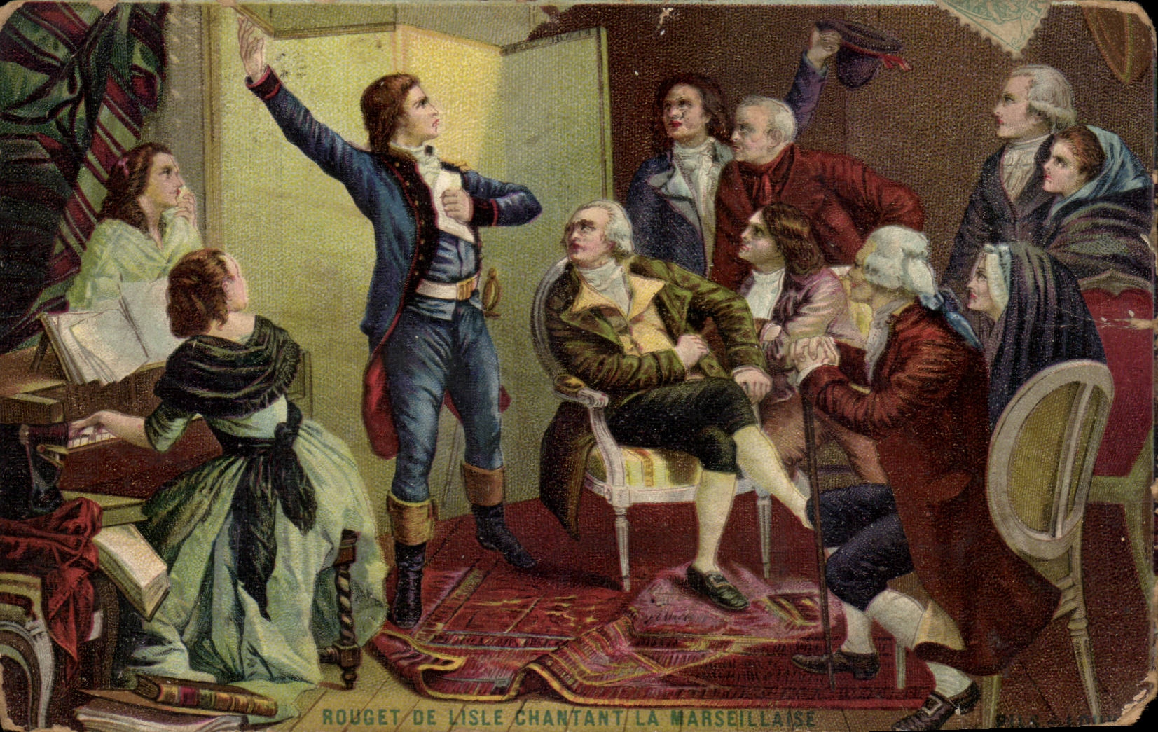 Rouget de Lisle singing the Marseillaise — illustrated edition