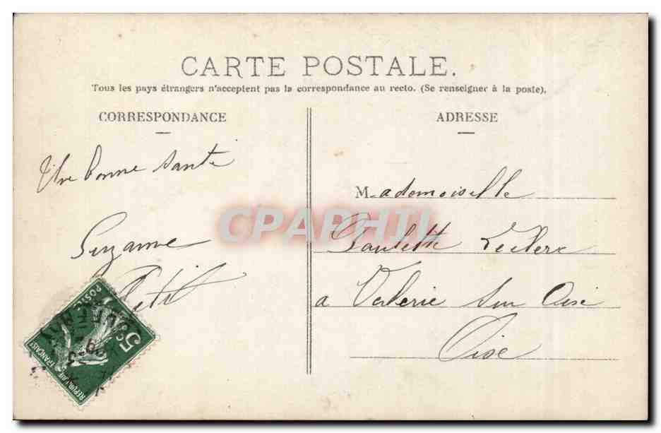 CPA Fantaisie Enfant  — Verso