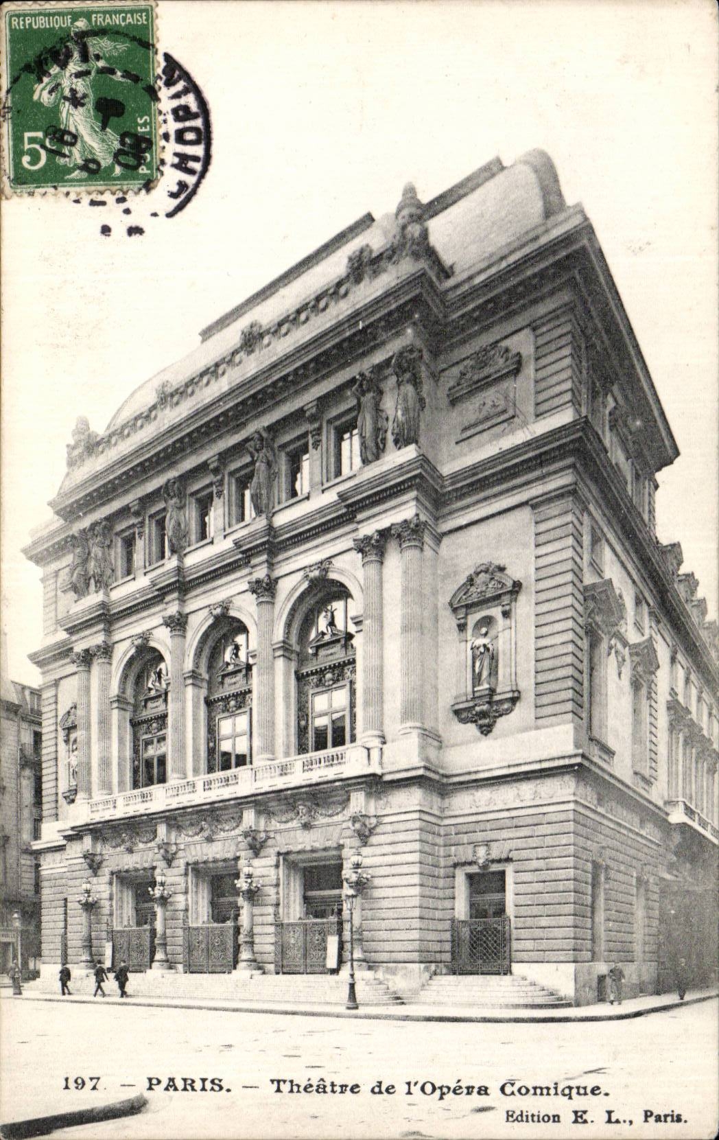 CPA Paris Theatre de l'Opera comique