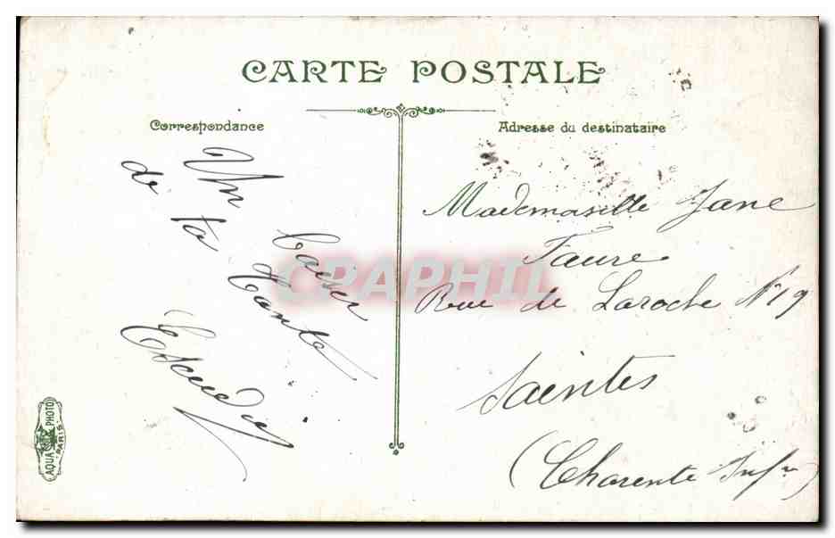 CPA Paris Theatre francais — Verso