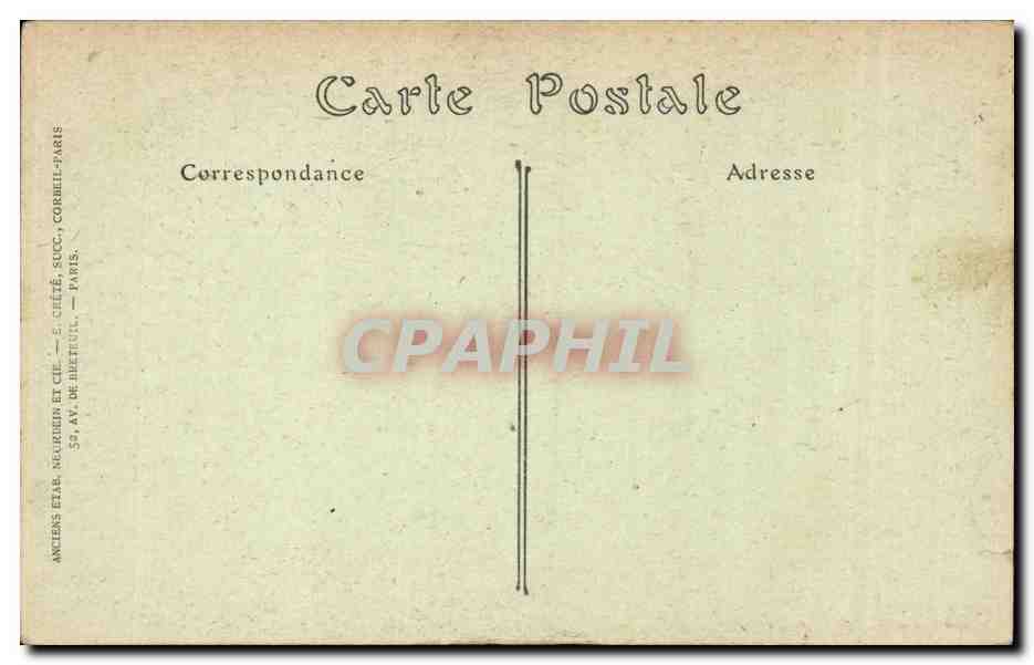 CPA Paris Notre Dame Panneau decorant la chapelle de la tour sud — Verso