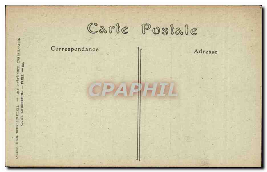 CPA Paris Notre Dame Le pourtour du choeur — Rückseite
